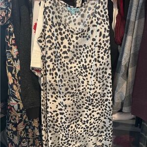 Chico's Leopard Print Sleeveless Dress